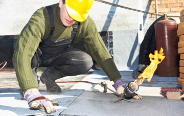 Flukes Hole flat roof construction